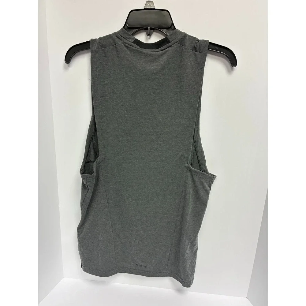 Adidas Mens Gray D4T Training Tank Top Slim Fit Sleeveless Aeroready Size XS NWT